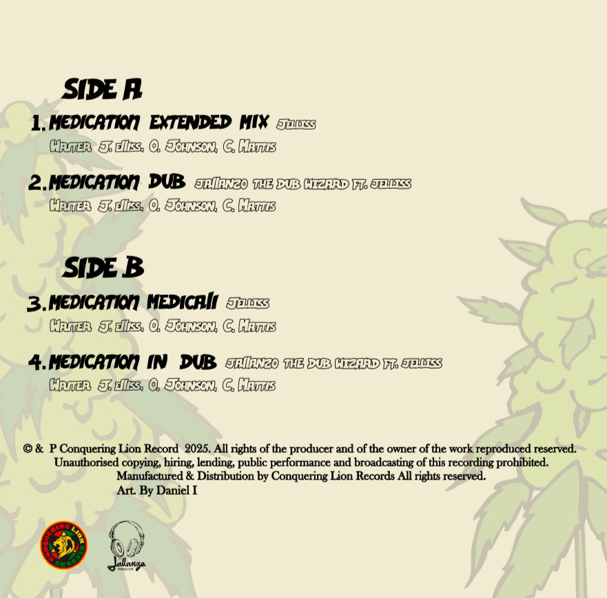 Jelliss - Medication 12" Mix 45RPM