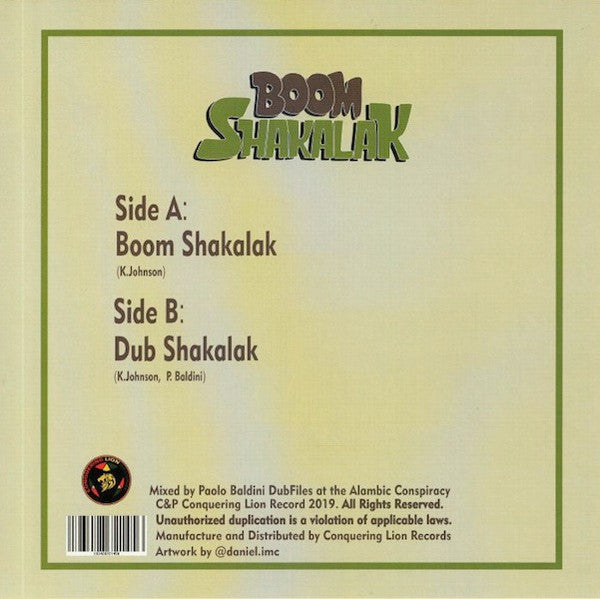 Hempress Sativa Boom Shakalak 10" Vinyl [Limited Red]